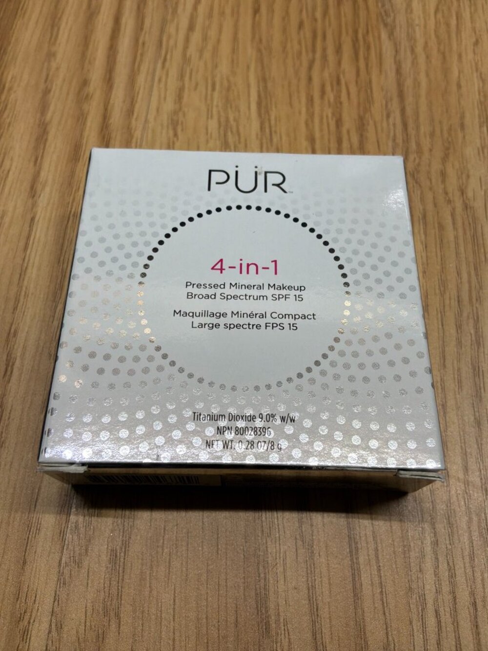PÜR 4-in-1 Pressed Mineral Makeup SPF 15 Foundation Vanilla LG6 Vegan NIB